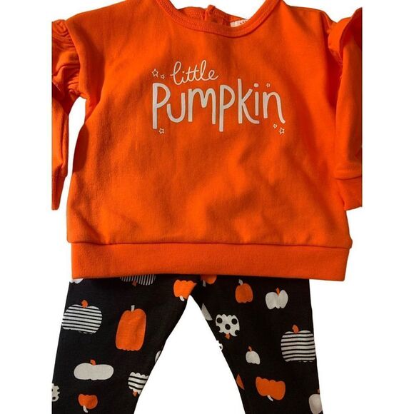 Little Pumpkin Fall 2 Piece Set 12mo - Picture 5 of 6